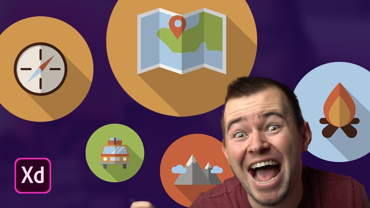 Icon Design in Adobe XD - From Sketching to Flat Icon Sets Course