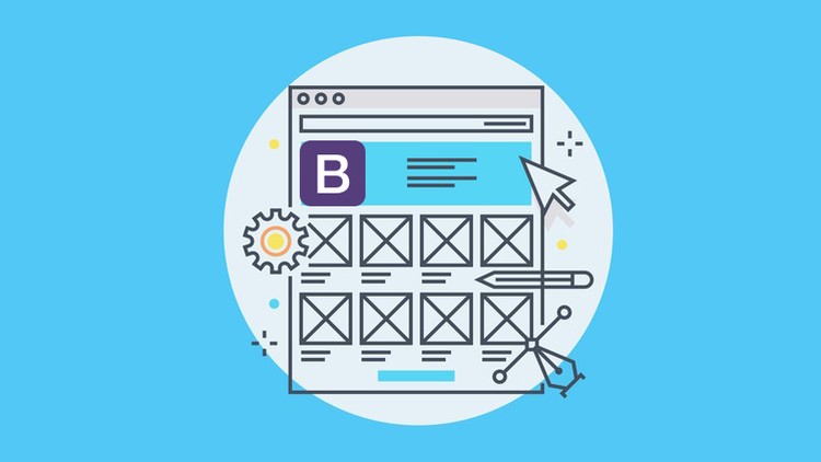 Master Bootstrap 4 (4.3.1) and code 7 projects with 25 pages Course Master the latest version of Bootstrap 4 and create real projects and themes while learning HTML, web design and coding