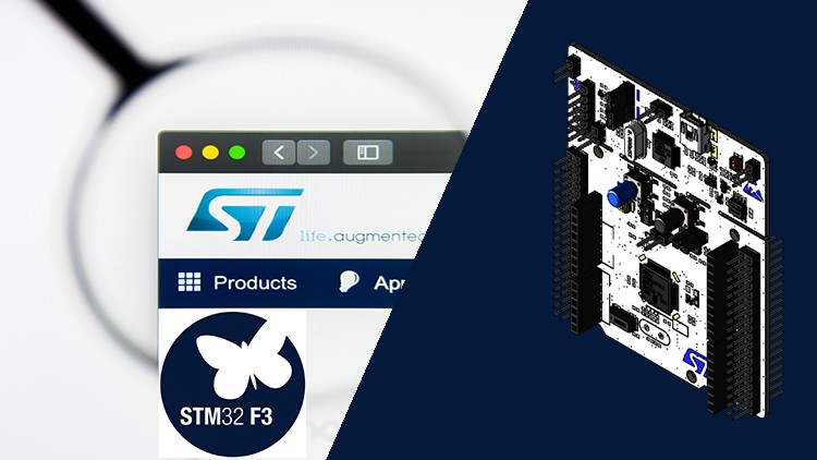 STM32F3 Bare-Metal Peripheral Drivers Development No Libraries used, Professional CMSIS Standard, ARM Cortex, ADC, UART, TIMERS, GPIO, SPI, I2C, etc.