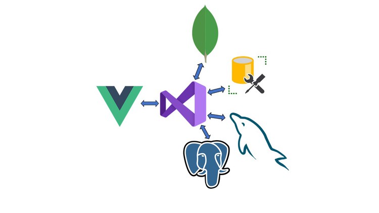 Vue JS and .NET Core Web API Full Stack Master Course learn to create a full stack web application from scratch using .NET Core Web API and Vue JS.