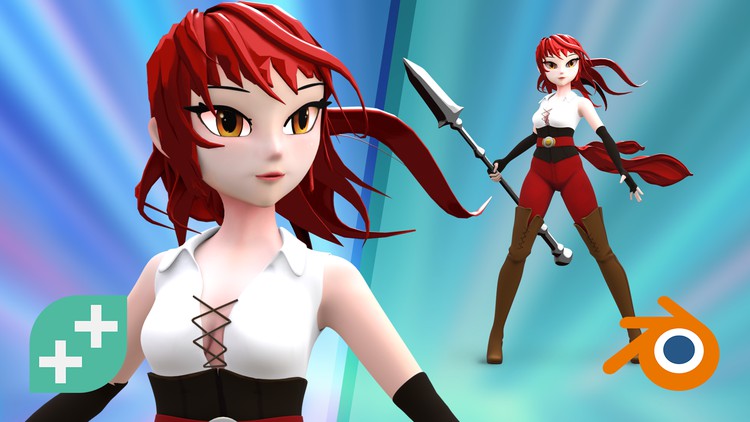 Blender Anime Character - FreeCourseSite